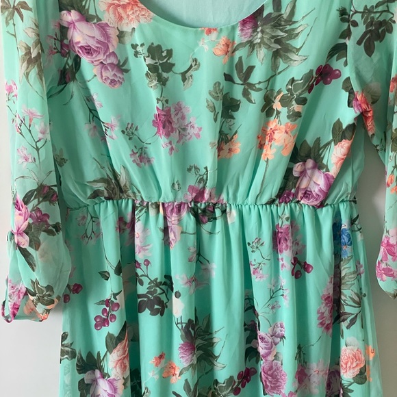 Pink blush maternity dress - Picture 4 of 11